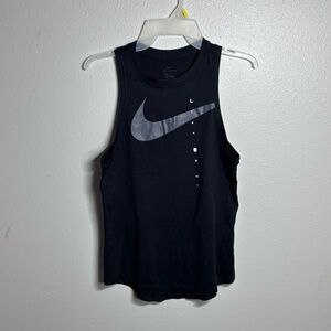 The Nike Tee Women Black Athletic Tank Top Just Do it size small‎